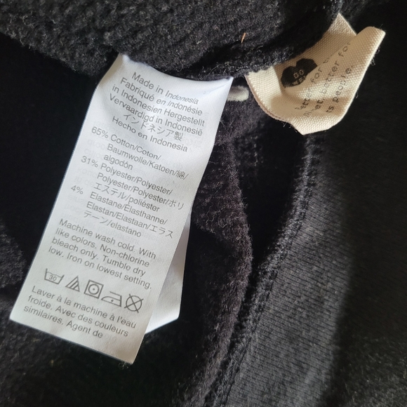 Madewell Cocoon Hooded Sweater Small Black MWL Sweatshirt Full Zip Lounge - Picture 7 of 9